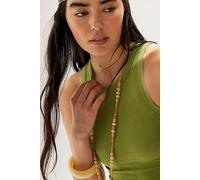 Single Layer Semiprecious Necklace at Free People in Yellow Jane - female