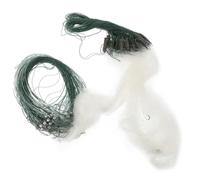 Single Layer White Fish Trap Net for Trapping and Casting | Versatile Practical Choice Fabric Mesh, Lightweight Portable Build, for Professional and Recreational Fishermen