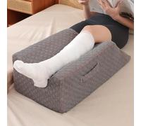 Single Leg Elevation Pillow Post Surgery Leg Pillow | Ankle Knee and Leg Rest Support Pillow for Injury After Surgery - Foot, Leg Pain, Hip, Knee Pain, Improve Blood Circulation 29” x 13” x 9.5”