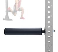 Single Leg Squat Roller/Nordic Hamstring Curl for Squat Rack Power Rack Attachments, Bulgarian Split Squat for Workout Esquipment Home Gym Accessories Foam diameter 3" / 75mm ,aperture for 0.7" / 18mm