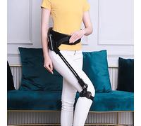 Single Leg Walker, 3-Gears Strength Adjustable Bionic Body Power Walking Aids, No Source More Efficient(Right Leg,S)