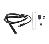 Single Lens Endoscope Ultra Thin Probe 7.9mm Diameter HD 2MP IP67 Inspection Camera with Type C Connector for Android iOS Smartphones OTG Function for Pipeline Ventilation Ducts (1M)
