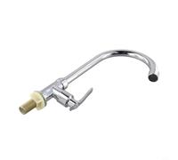 Single Lever Cold Water Tap for Kitchen Sink, Plastic Steel Faucet with Water Saving Feature, Easy Install Utility Basin Mixer for RV Garden Outdoor, DIY Replacement