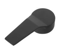 Single Lever Faucet Handle Replacement Black Metal for 40mm Cartridge | Matte Black Coating, 10×10mm Stem, Thickened Curve Design, Bathroom Use for Apartments