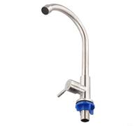 Single Lever Kitchen Tap Stainless Steel Cold Water Only Mixer with Dual Function Sprayhead UK Fittings