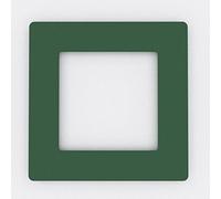 Single Light Switch Socket Coloured Acrylic Surround Finger Plate - Huge Colour Choice (Green)