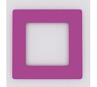 Single Light Switch Socket Coloured Acrylic Surround Finger Plate - Huge Colour Choice (Pink)