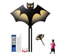 Single Line Kites | Colorful Long Tail Flying Toy | Beginners Beach Kite - for Beginners Kids Parents Boys Girls Family Outdoor Sports
