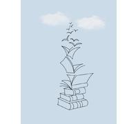 Single Line Writing Notebook | Study with Nature: 120 Pages | 8.5 x 11 in | Perfect for Students, Kids & Adults | Practice Writing Book