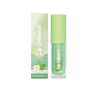 Single Lip Balm with Fruit Flavor Enriched with Vitamin C,24H Long Lasting Keep Moisturizing and Hydrating for Dry Cracking Lips,Lip Enhancer,Makeup Lip Care Cosmetics for Girls (Green Apple Flavor)