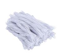 Single Loop Wire Binding Spines, Spiral Binding Coils 100Pcs, 48 Teeth 4:1 Pitch 14.3mm Diameter, 115 Sheet Capacity for Letter Size Paper, Iron Material with 360 Degree Rotation f (White)