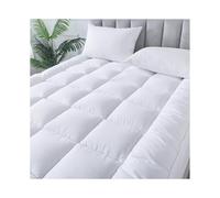 (Single) Luxury Mattress Topper 4-Inches 10CM Extra Thick Hotel Quality Mattresses Toppers Soft Comfy Bounce Back Bed Cover Single Double King Super