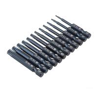 Single Magnetic For Torx Screwdriver Bit with 1/4 Inch Hex Shank Compatible with to T40, Suitable for Rechargeable and Pneumatic Screwdrivers (T8)