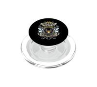 Single Malt On The Rocks Slogan PopSockets PopGrip for MagSafe