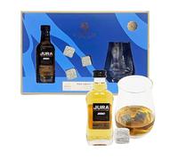 Single Malt Whisky Gifts for Him - Mad About 5cl Scotch Jura Whisky, 3 Granite Whiskey Stones & Snifter Glass. Whiskey Gift Sets for Birthday Gifts, Christmas Gifts for Dad, Stocking Fillers