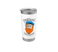 Single Malt Whisky Scottish Highlander Malthead Stainless Steel Insulated Tumbler