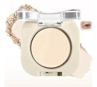 Single Matte Eyeshadow, Ivory Matte, Highly Pigmented Smooth Powder, Buildable & Blendable Texture, Waterproof Long-Lasting Finish, Natural Eye Makeup, Portable Compact