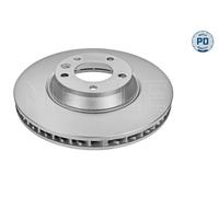 Single Meyle 183 521 1104/PD Front Right Brake Disc Vented 350mm Fits Audi VW Q7