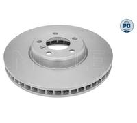 Single Meyle 383 521 0011/PD Front Left Brake Disc Vented 348mm Fits Bmw 5 6 7