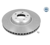 Single Meyle 383 521 0025/PD Front Left Brake Disc Two-Part 348mm Fits Bmw 5 6 7