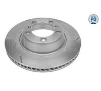 Single Meyle 483 523 0012/PD Rear Right Brake Disc Slotted 330mm Fits Porsche