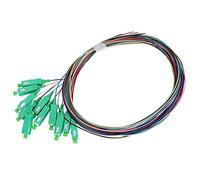 Single Mode Fiber Pigtail Cable with Durable PVC Material, 12- SC Interface for Local Area Networks and Optical Fiber Communication, 1.5m