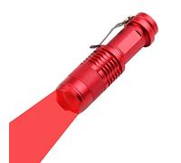 Single Mode Red LED Flashlight, Mini Zoomable Scalable Red Flashlight LED, High Power LED 1 Mode Red Light Flashlight Red Light Torch For Astronomy, Aviation, Night Observation