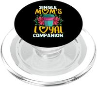 Single Mom Design For Divorced Moms - Single Mom's Companion PopSockets PopGrip for MagSafe