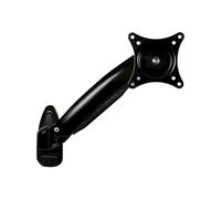 Single Monitor Arm Desk Mount, Mechanical Spring Long Arm Wall Mount For 12"-27" Monitors Holds 7.7-16.5lbs White 2 Arm(Black,One arm)