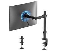 Single Monitor Arm, Monitor Arm Desk Mount for 13-27 inch LCD LED Screens PC Monitor & Projector Stands, Screen Stand for Desk up to 10kg, VESA 75/100mm Monitor Stands