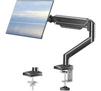 Single Monitor Mount Arm Fits Monitor up to 32 Inch, Monitor Desk Mount Holds 4.4-19.8lbs Computer Screen, Full Motion Gas Spring Monitor Desk Mount, VESA Mount 75x75, 100x100, Freelift