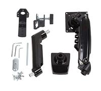 Single Monitor Wall Mount Bracket for Flat and Curved Computer Screens Up To 30 Inches, Gas Spring, Extends To 22.6 Inches Rising To 19.7 Inches, Different Angles, 2.9KG Load Range