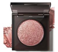 Single Monochrome Glitter Eyeshadow Palette - Rose Gold Shimmer Finish, Waterproof Long-Lasting Powder, Highly Pigmented Sparkly Eye Shadow For Everyday And Party Makeup