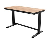 Single Motor Height Adjustable Sit & Stand Desk with USB, Oak, 1200 x 600mm - DH65