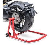 Single Motorcycle Rear Paddock Stand compatible with KTM 1290 Super Duke/R 14-23 red DPLB4