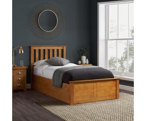 Single Oak Ottomam Bed 3FT Storage Bed Frame Birlea Phoenix 90cm