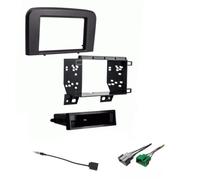 Single or Double DIN Car Stereo Install Dash Kit, Wire Harness, and AM/FM Radio Antenna Adapter Combo -Made for Volvo: 1999-2006 S80 -No Factory External Amp Vehicles