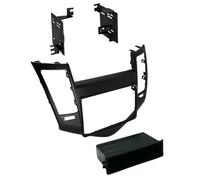 Single or Double Din Car Stereo Radio Install Dash Trim Kit -Monochromatic Display Screen Vehicles Only: Made for 2011 2012 2013 2014 2015 Chevrolet Cruze