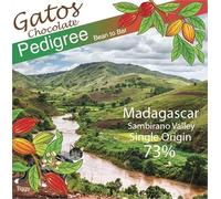 Single Origin Bean to Bar 73% Dark Chocolate (60g, Madagascar) Craft Dairy Free Vegan