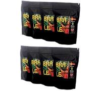 Single origin coffee beans Brazil Minas Gerais region, 100% Arabica coffee, friar's tunic roasting, Carbon Neutral certified, bar blend, pack of 8 x 250 g