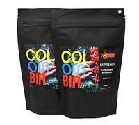 Single origin ground coffee for espresso Colombia Selection, 100% arabica, friar's tunic roasting, bar blend, pack of 2 x 250 g