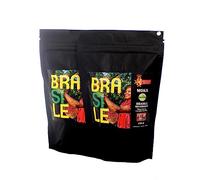 Single origin ground coffee for mocha Brazil Minas Gerais region, 100% Arabica coffee, friar's tunic roasting, Carbon Neutral certified, bar blend, pack of 2 x 250 g