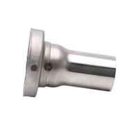 Single Outlet End Tailpipe Tube Straight Universal Adjustable 3" /3.5" /4'' / 4.5'' Car Exhaust Stainless Steel Muffler Silence(114mm)