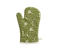Orsina Single Oven Glove, Classic Country Print With Quilted Heat-Resistant Lining, Offers Comfortable Grip