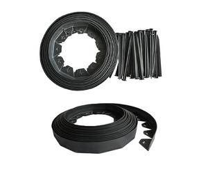 (Single Pack - 10m) KCT 10 Metre Flexible Plastic Lawn Edging Grass Border with Pegs