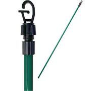 Single Pack 2.2 Meter HD Prop For Washing Line, Twist Nut Lock, Galvanised Metal, Powder Coated, Garden Outdoor Extendable Telescopic Pole for Cloths Laundry Line Support