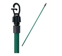 Single Pack 2.2 Meter HD Prop For Washing Line, Twist Nut Lock, Galvanised Metal, Powder Coated, Garden Outdoor Extendable Telescopic Pole for Cloths Laundry Line Support