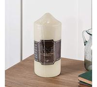 Single Pack x Long-Lasting Pillar Smokeless Votive Slow Burning Giant Candle Set for Home Decor with 100 Hour Burn Time White