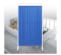 Single Panel Medical Privacy Screen,Folding Privacy Screen with Wheels,6ft High Protective Screens Room Divider for Beauty Salon/Office/Exam Room(Dark blue,1-panel)