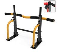 Single Parallel Bars Home Indoor Pull-Up Equipment Door On The Wall Single Pole Multi-Function Pull-Ups Home Fitness Equipment,Yellow90*59 * 30Cm